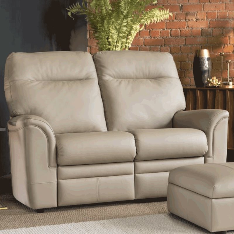 Parker Knoll Hudson Double Power Plus Recliner 2 Seater Sofa with Adjustable Headrest And Lumbar