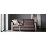 Stressless Stressless Fiona 2 Seater Sofa with Steel Arms in Leather