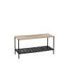 Baker Furniture Raphia Bed End Bench