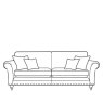 Alstons Upholstery Emilia Grand Sofa (Standard Back)