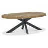 Ellipse Rustic Oak Coffee Table