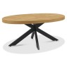 Bentley Designs Ellipse Rustic Oak Large Coffee Table