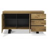 Bentley Designs Ellipse Rustic Oak Wide Sideboard