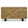 Bentley Designs Ellipse Rustic Oak Wide Sideboard