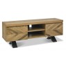 Bentley Designs Ellipse Rustic Oak Entertainment Unit