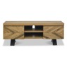 Ellipse Rustic Oak Entertainment Unit