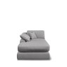 H Collection Sussex 1 Arm Chaise Unit in Fabric