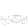 H Collection Hannah Corner Sofa (LH2/R2C) in Fabric