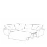 H Collection Hannah Corner Sofabed (LH1/COR/R2S) in Fabric