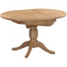 H Collection Arundel Light Oak Round Extending Pedestal Table