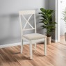 Hadspen Dining Chair Oak and Ivory