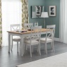 Hadspen Dining Table Oak and Elephant Grey