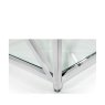 H Collection Kilver Console Table - Silver