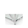 H Collection Kilver Lamp Table - Silver