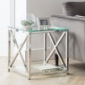 Kilver Lamp Table - Silver