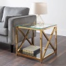 Kilver Lamp Table - Gold