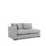 H Collection Maple 1 Arm 2 Seater Fibre LHF