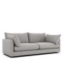 H Collection Luna Large Sofa Fibre