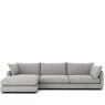 H Collection Luna Lrg Chaise Sofa Foam LHF